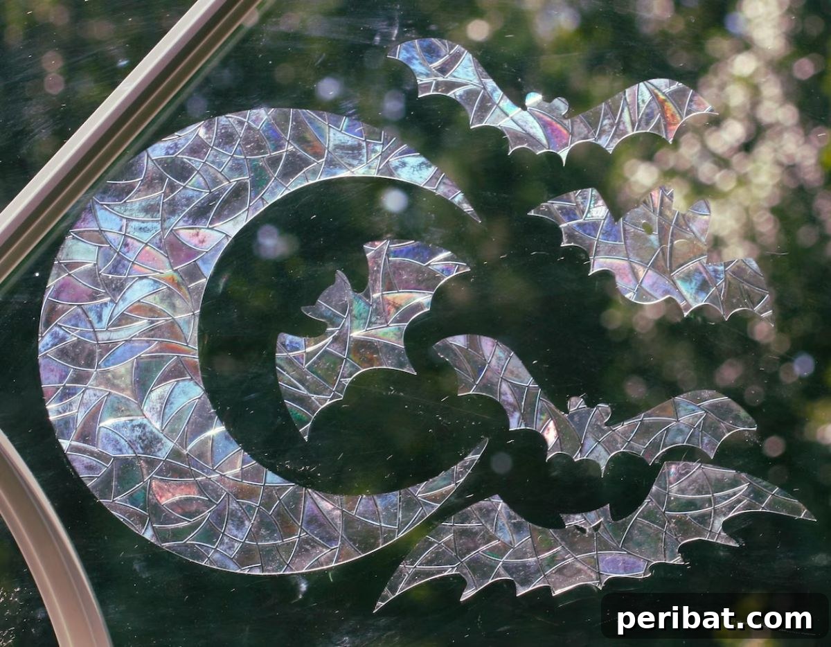 37 Creative DIY Window Film Solutions 12 Rainbow Window Film Roll - Decorative 3D Holographic