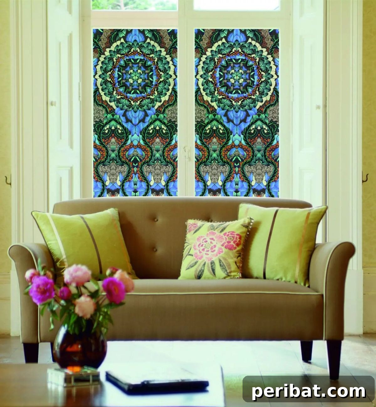 37 Creative DIY Window Film Solutions 33 The Best Vinyl Stained Glass Window Film For Your Home