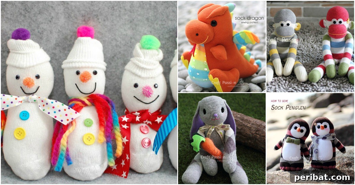 25 Whimsical Sock Toy Crafts Made Simple 2 sock toys crafts