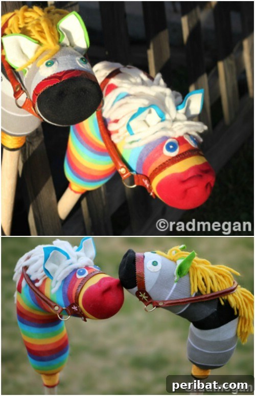 25 Whimsical Sock Toy Crafts Made Simple 21 Sock Hobby Horse