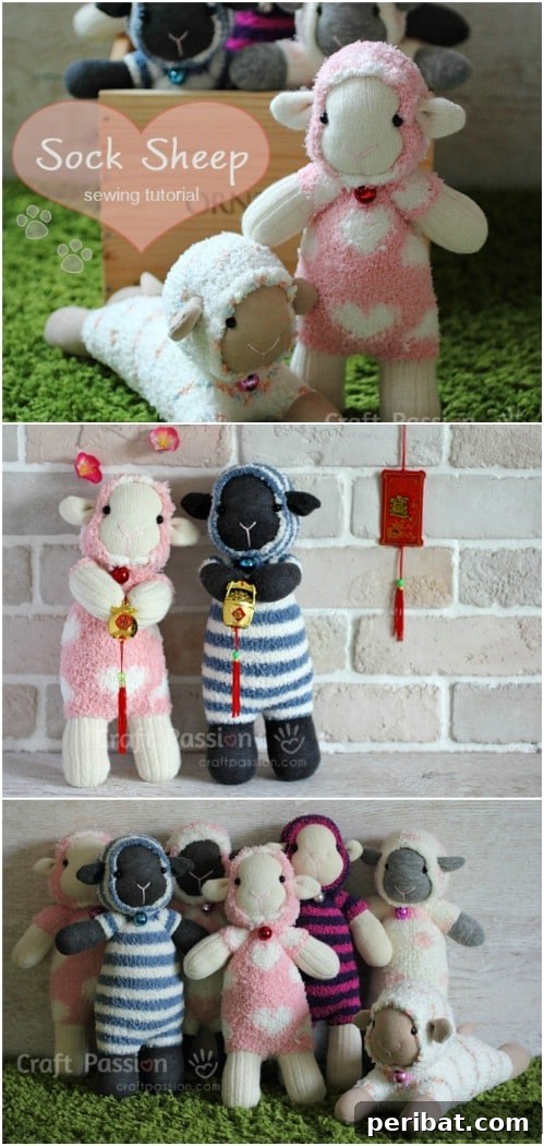 25 Whimsical Sock Toy Crafts Made Simple 10 Sock Sheep