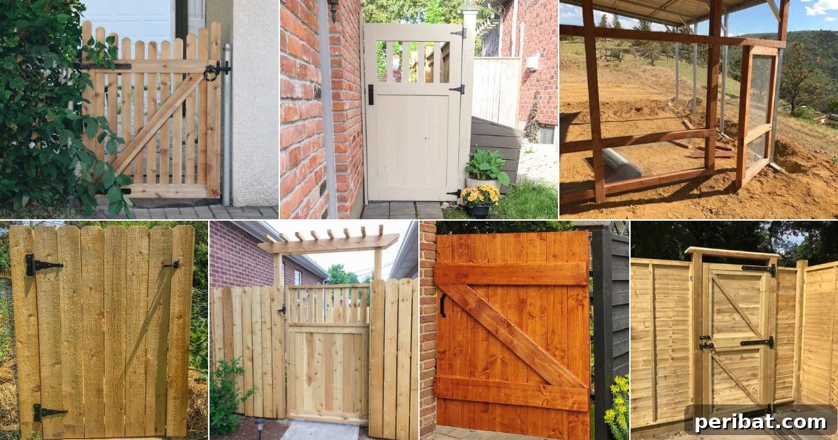 20 Creative DIY Garden Gate Designs 2 A collection of beautiful DIY garden gate ideas and plans for every style.