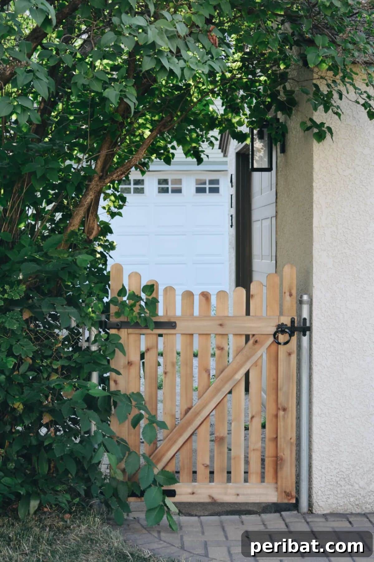 20 Creative DIY Garden Gate Designs 8 DIY wooden garden gate built using free, comprehensive plans.