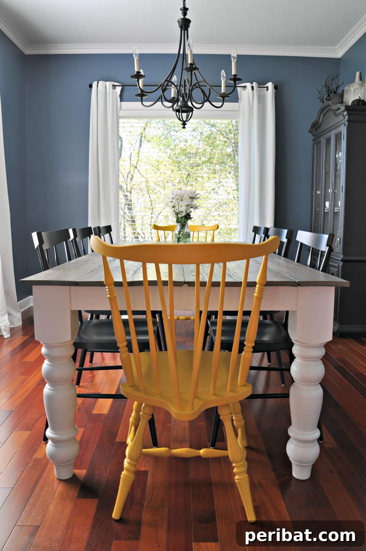44 Inspiring DIY Farmhouse Dining Table Projects 13 DIY Rustic Farmhouse Dining Table