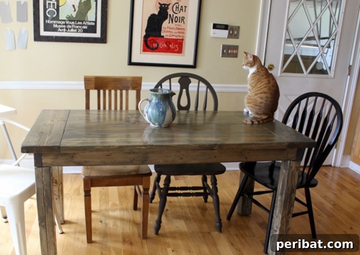 44 Inspiring DIY Farmhouse Dining Table Projects 14 DIY Small Farmhouse Table plans