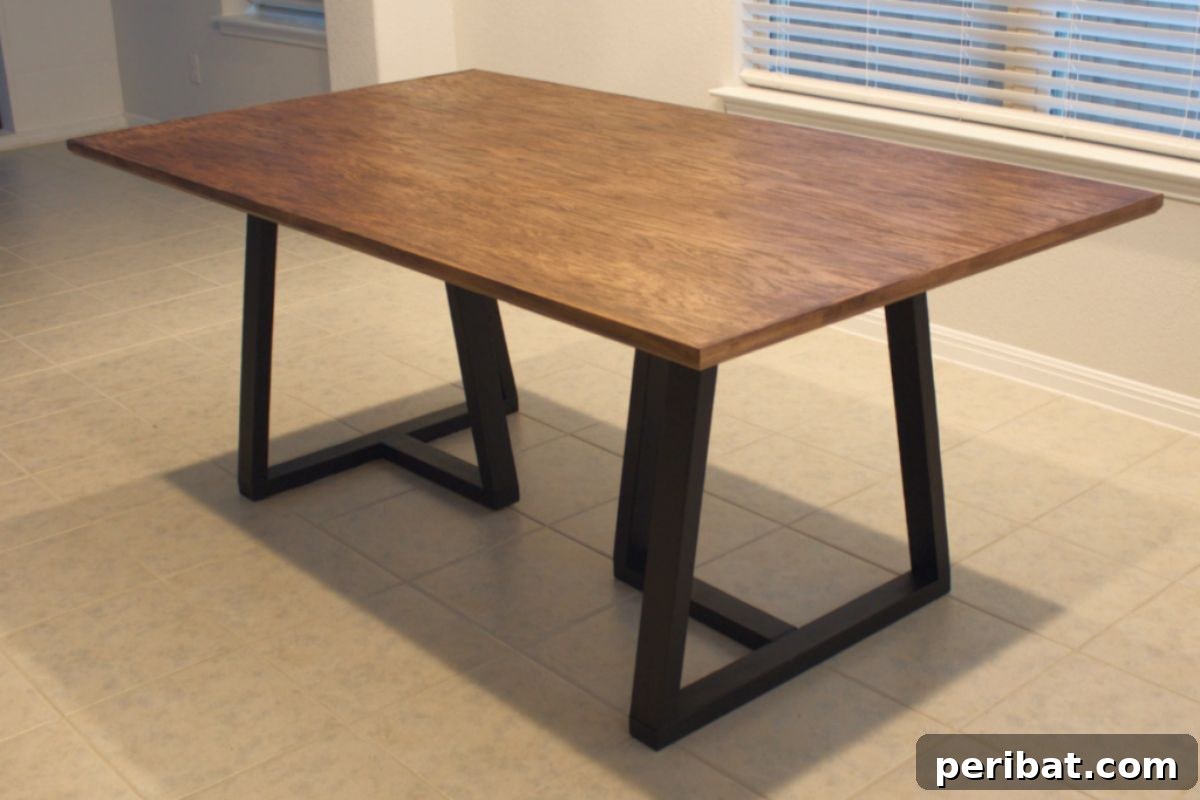 44 Inspiring DIY Farmhouse Dining Table Projects 28 DIY Modern Farmhouse Dining Table for Under $100
