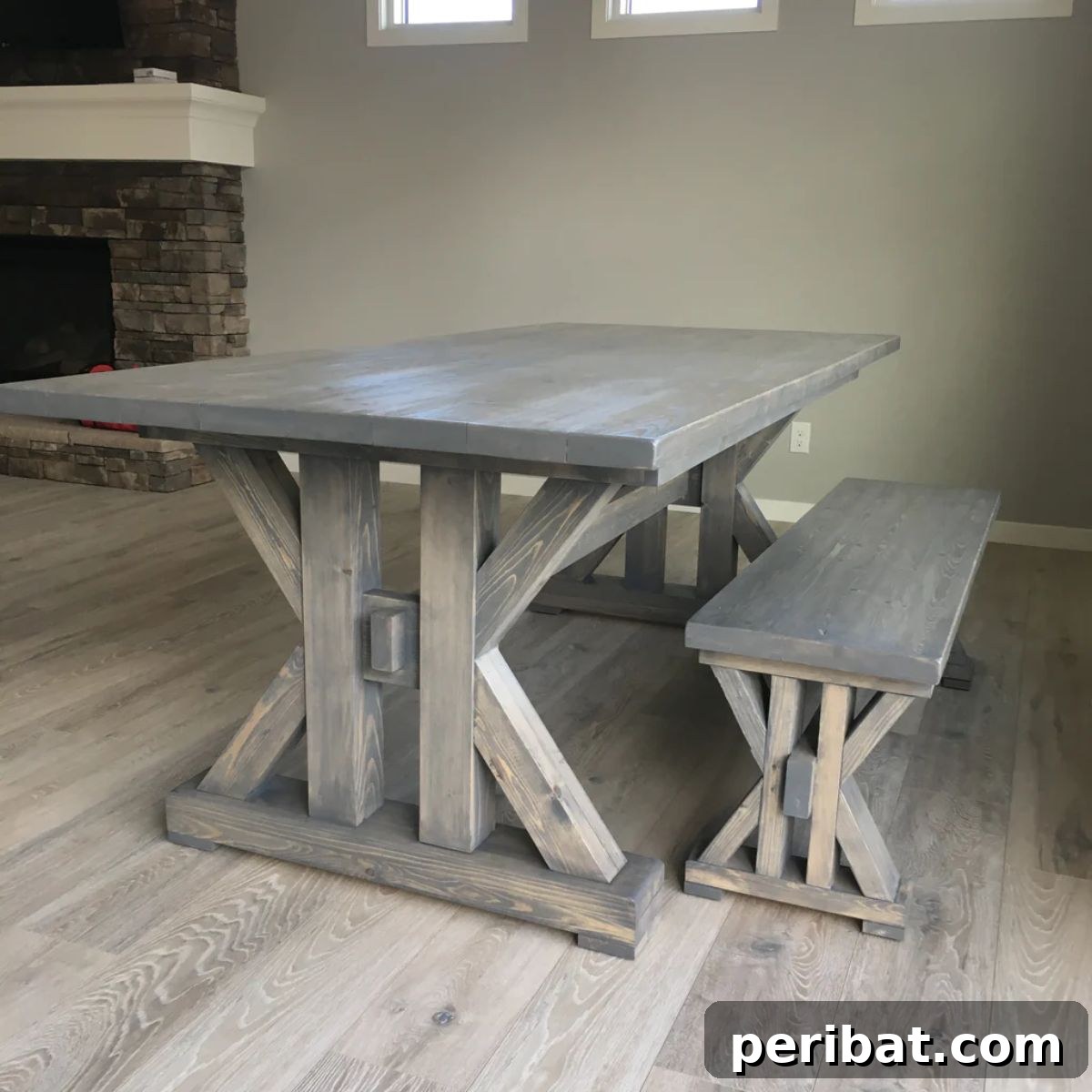 44 Inspiring DIY Farmhouse Dining Table Projects 31 DIY French Farmhouse Dining Table