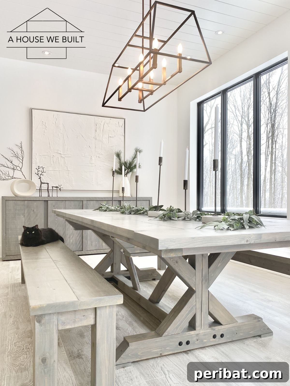 44 Inspiring DIY Farmhouse Dining Table Projects 34 DIY Farmhouse Table and Benches with reclaimed wood