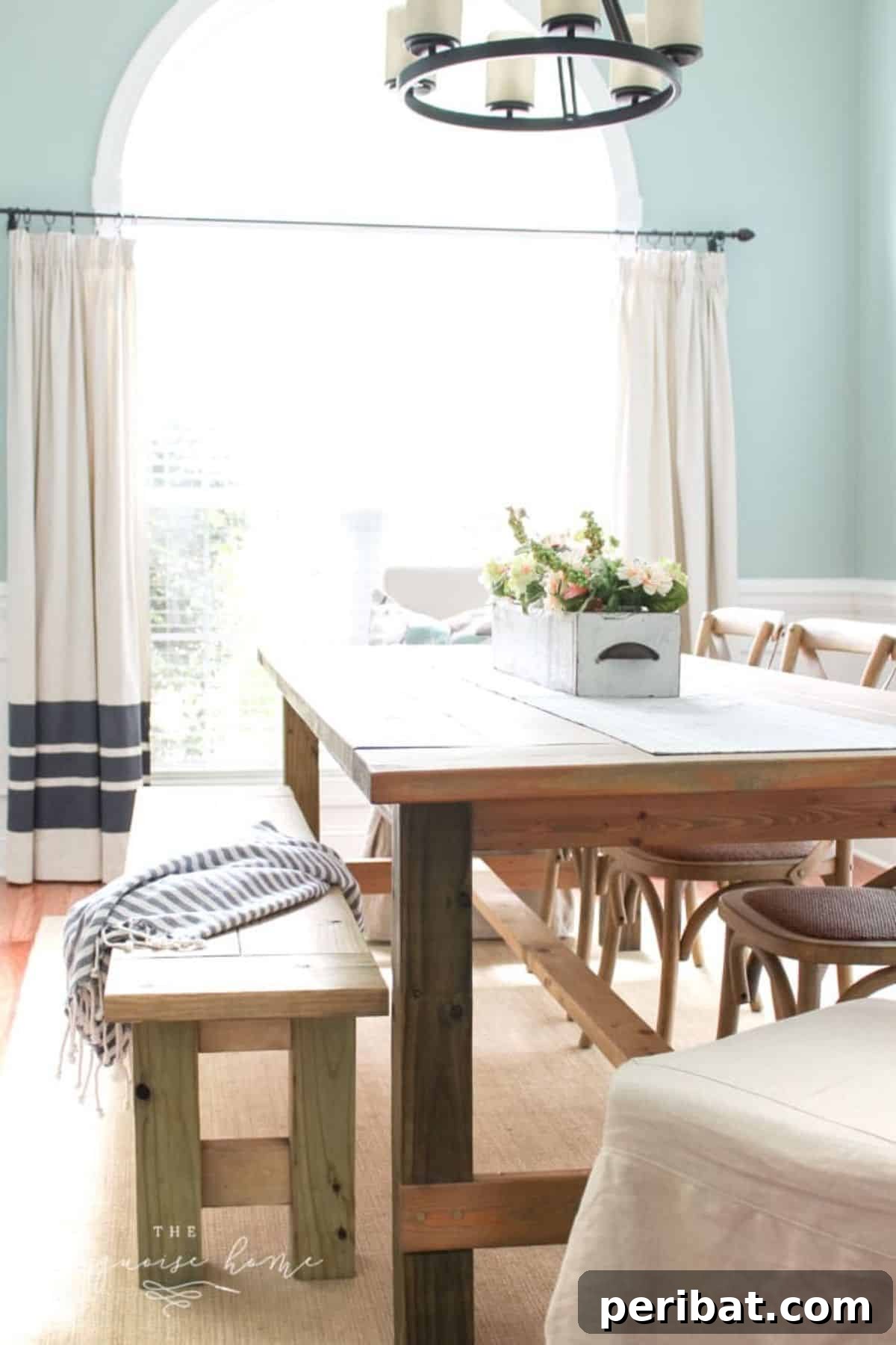 44 Inspiring DIY Farmhouse Dining Table Projects 40 Big DIY Farmhouse Table for under $100