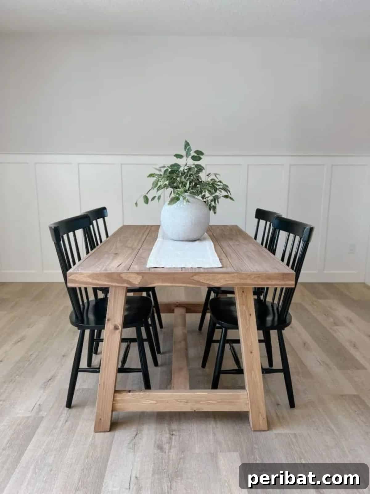 44 Inspiring DIY Farmhouse Dining Table Projects 5 DIY Modern Farmhouse Dining Table for Under $120!