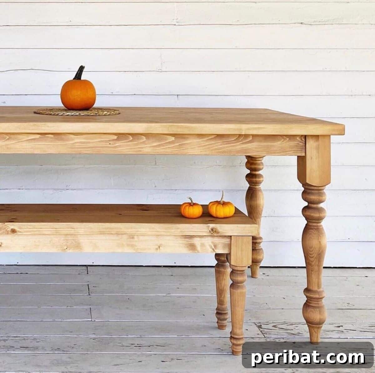 44 Inspiring DIY Farmhouse Dining Table Projects 45 Chunky Farmhouse Dining Table Legs, set of 4