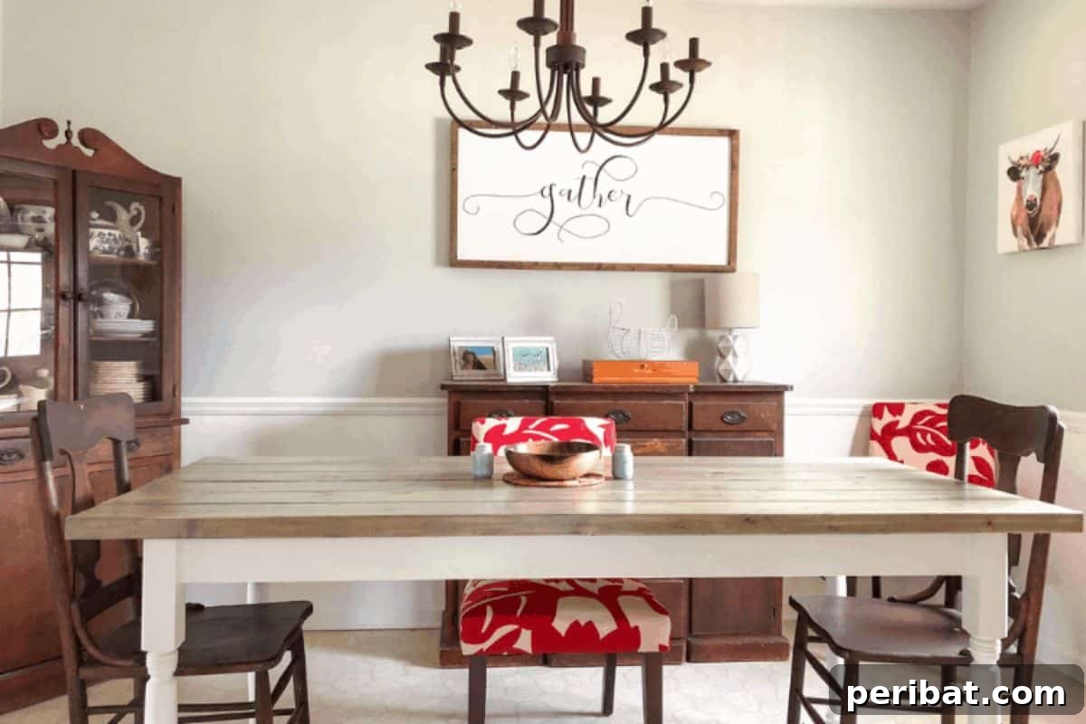 44 Inspiring DIY Farmhouse Dining Table Projects 6 Easy DIY Farmhouse Table construction guide