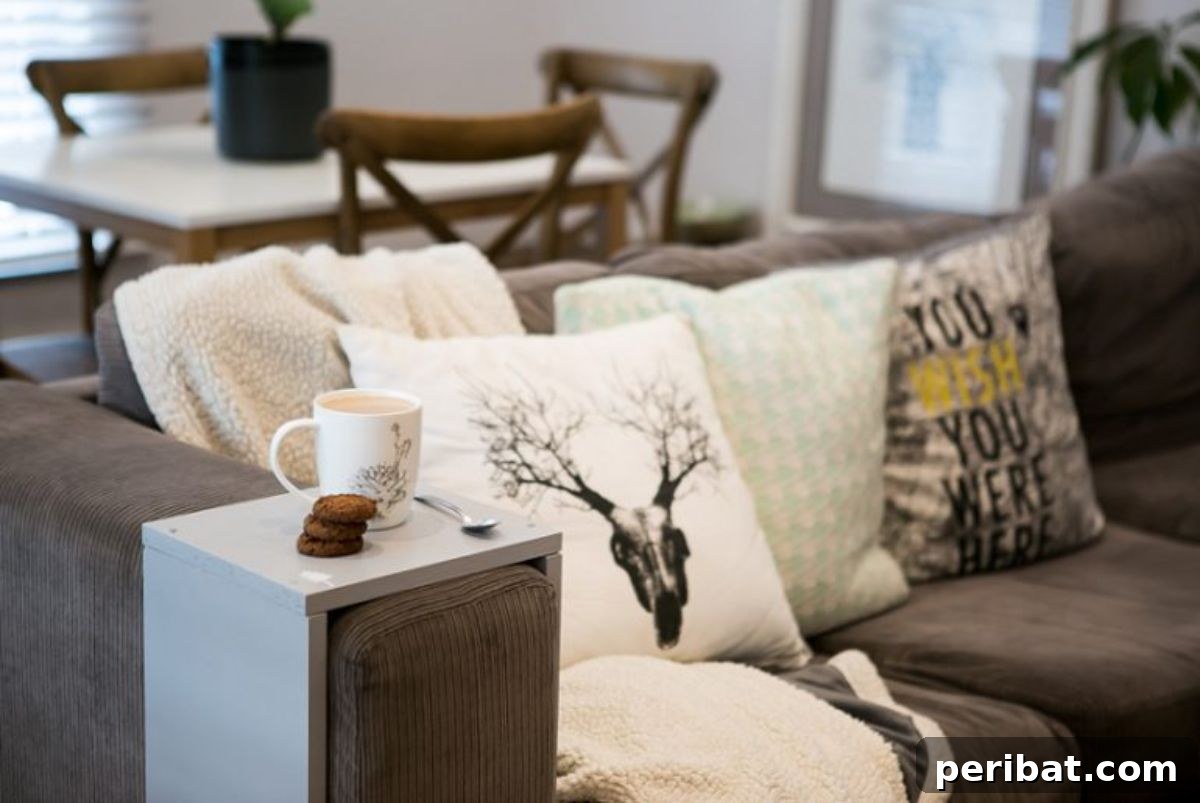 Quick DIY Couch Armrest Table Project