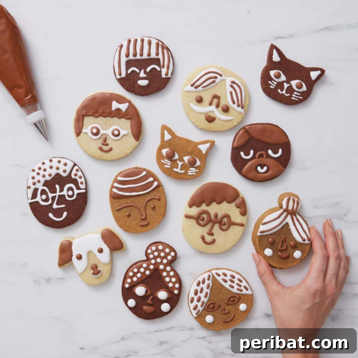 Homemade Fall Cookie Decorating Adventures 13 DIY Cookie Faces