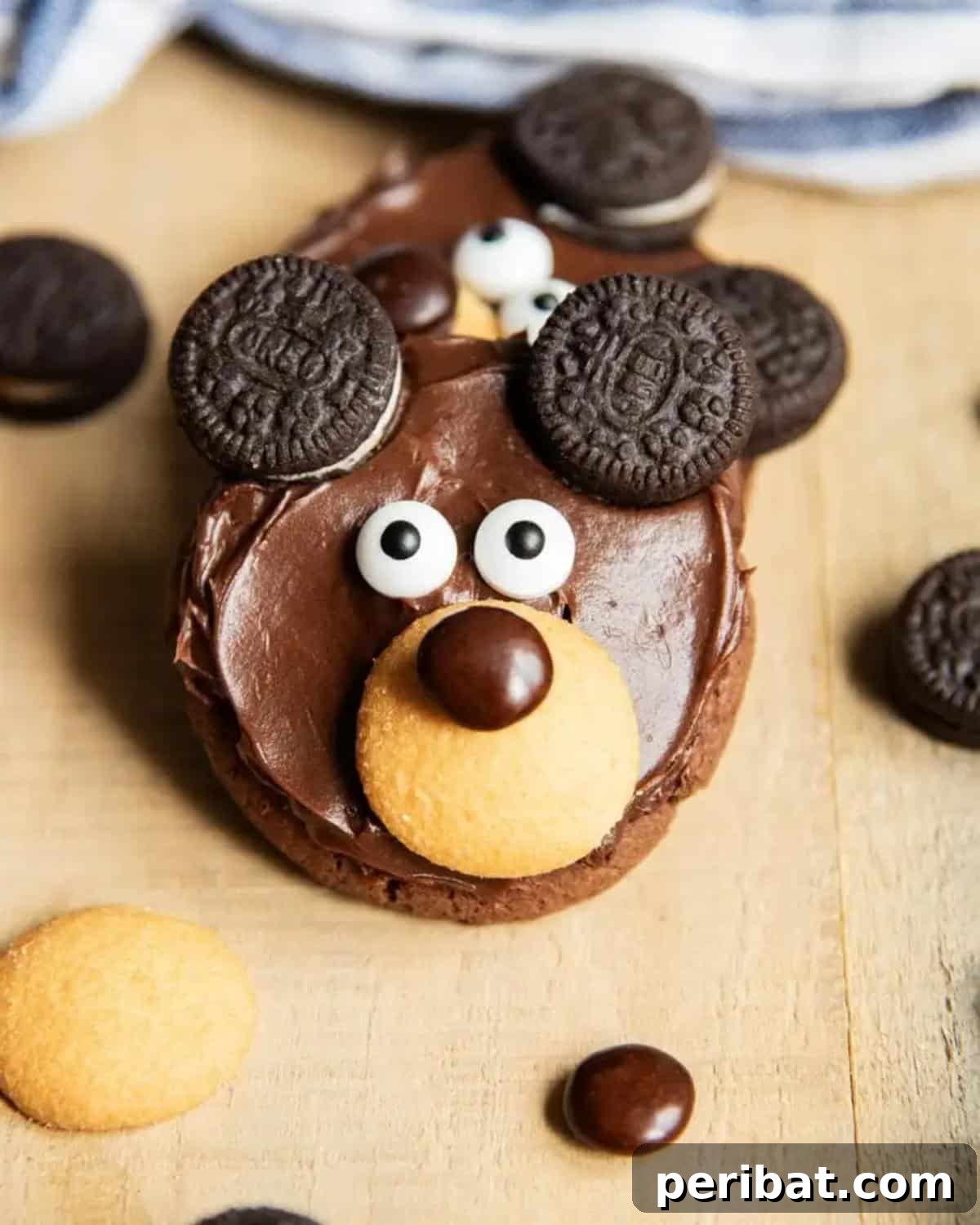 Homemade Fall Cookie Decorating Adventures 20 Bear Cookie