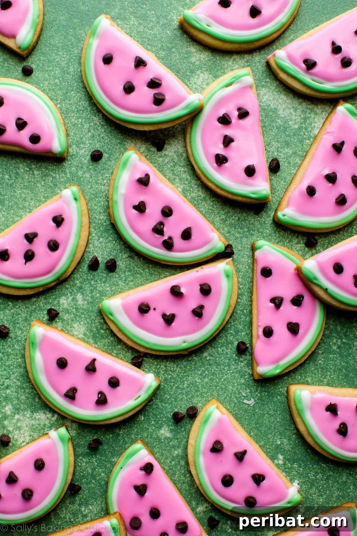 Homemade Fall Cookie Decorating Adventures 22 Watermelon Sugar Cookies
