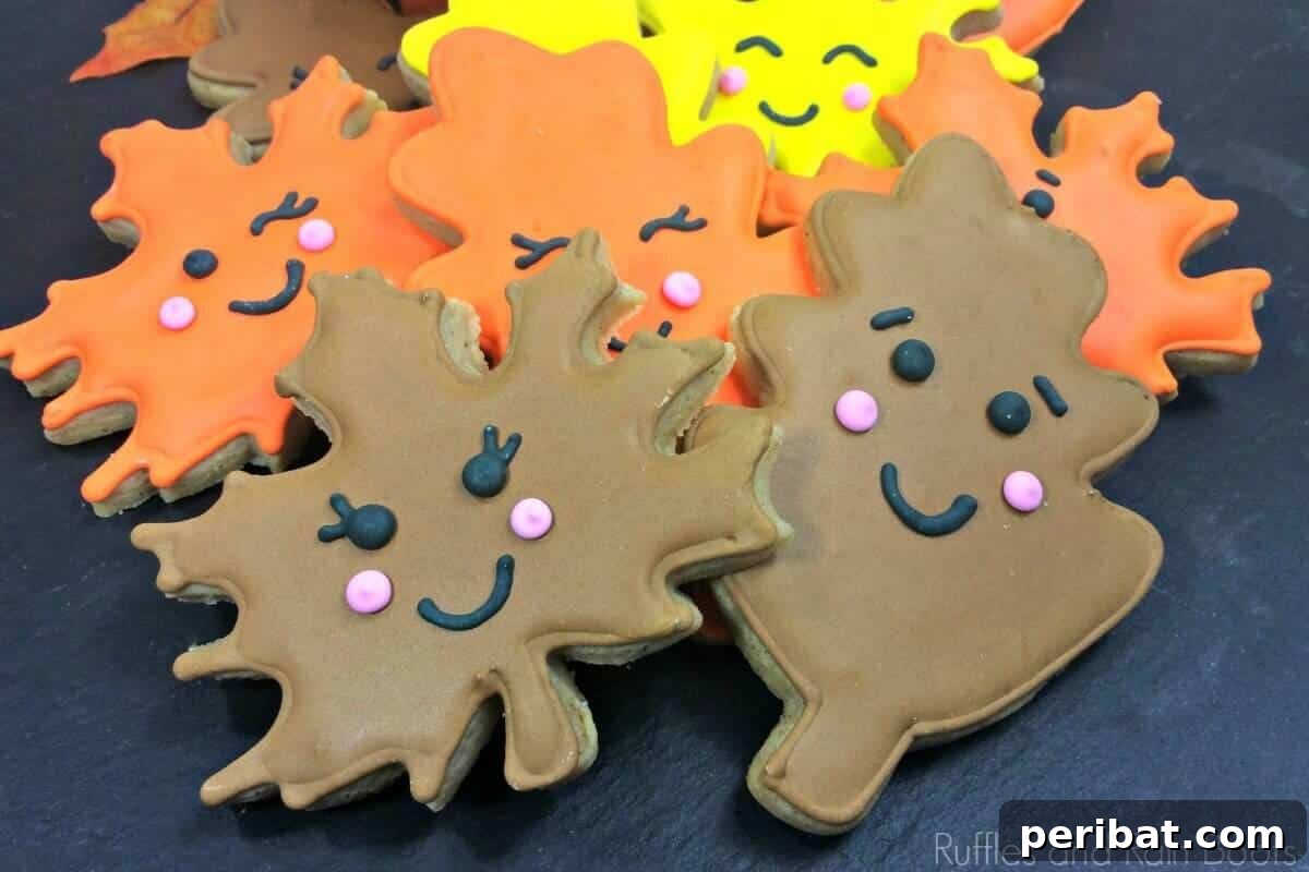 Homemade Fall Cookie Decorating Adventures 29 Adorable Kawaii Fall Leaf Cookies