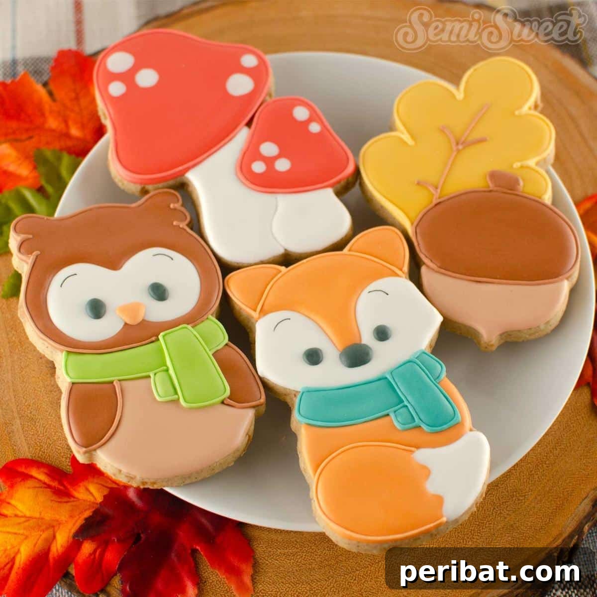 Homemade Fall Cookie Decorating Adventures 5 Autumn Fox Cookies