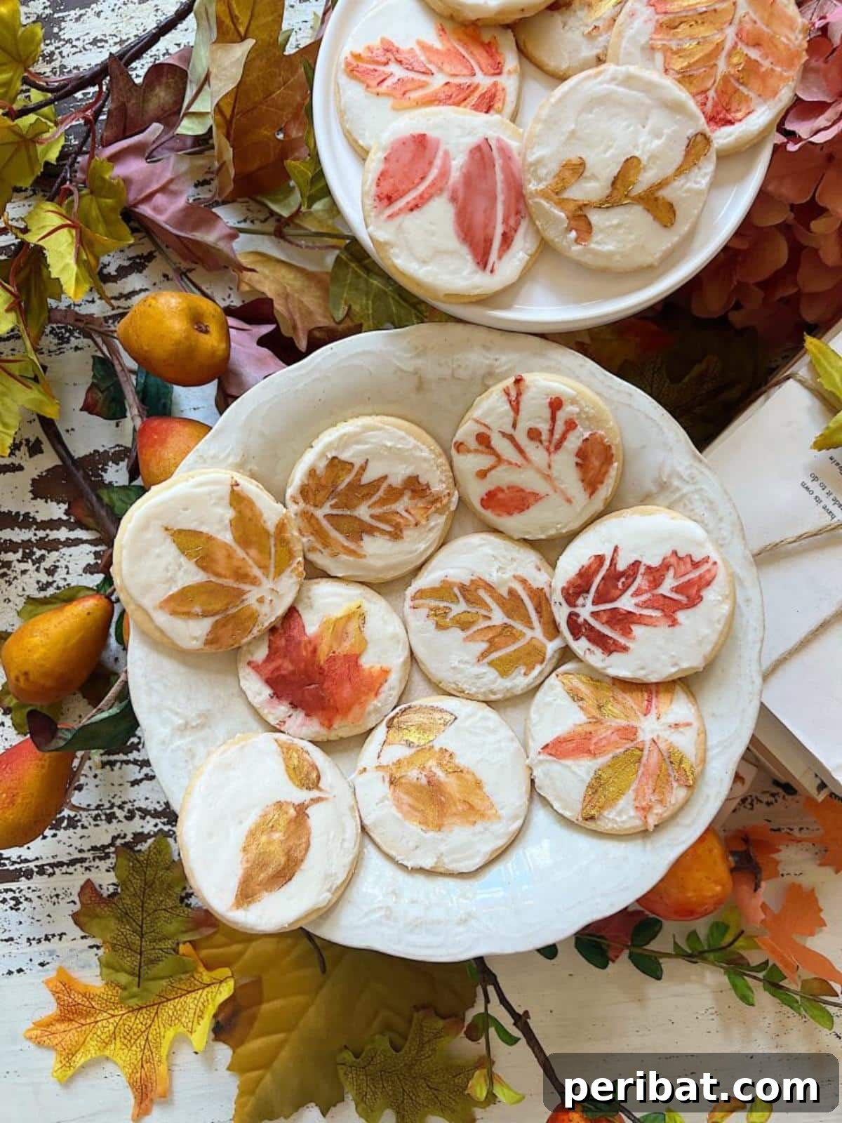 Homemade Fall Cookie Decorating Adventures 6 Pretty Fall Cookies