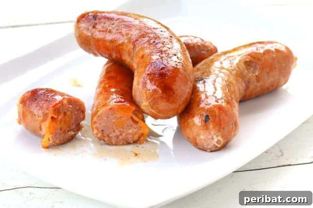 Homemade Smoked Cheddar Sausages