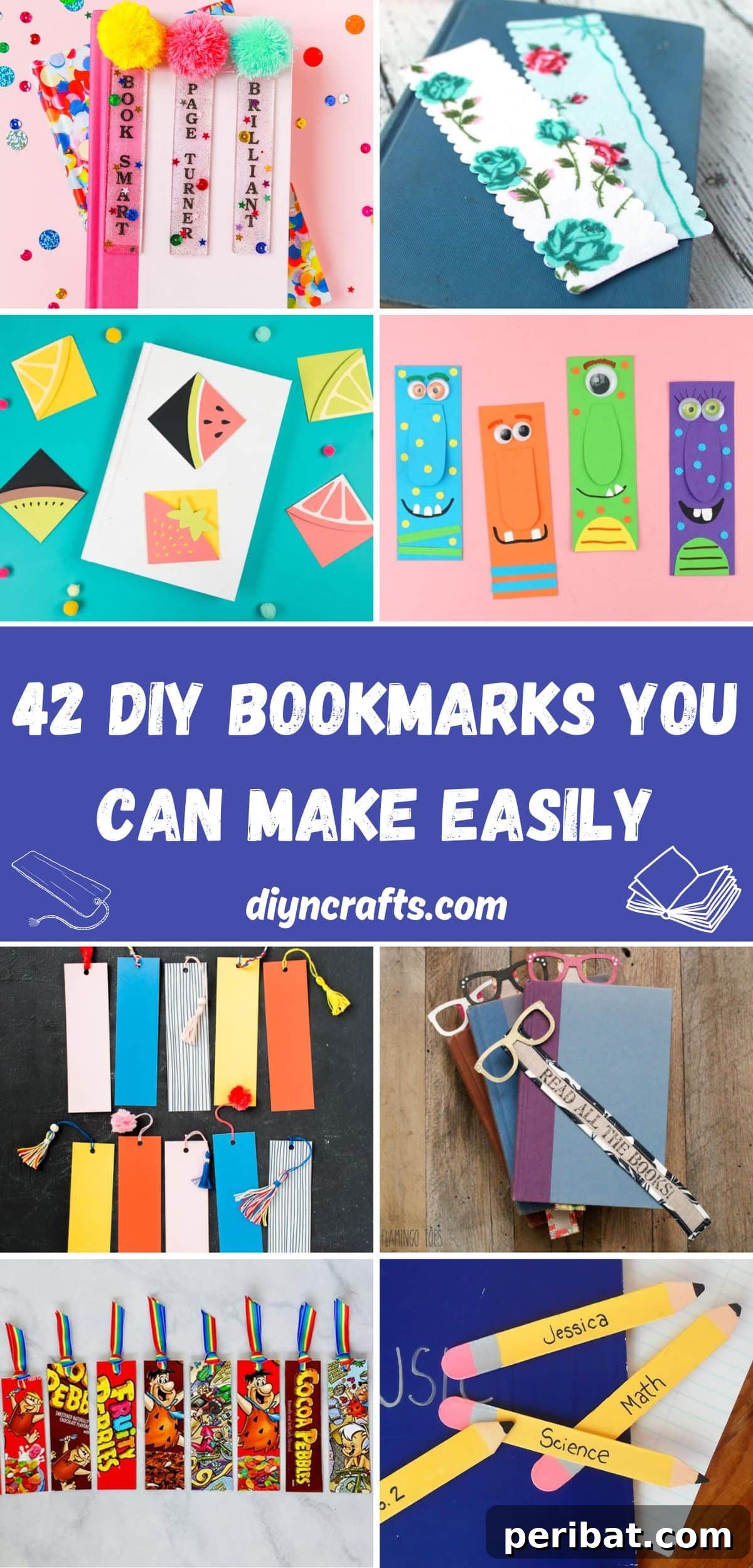 Creative Bookmark Crafts Made Simple 2 42 DIY Bookmarks You Can Make Easily collage.