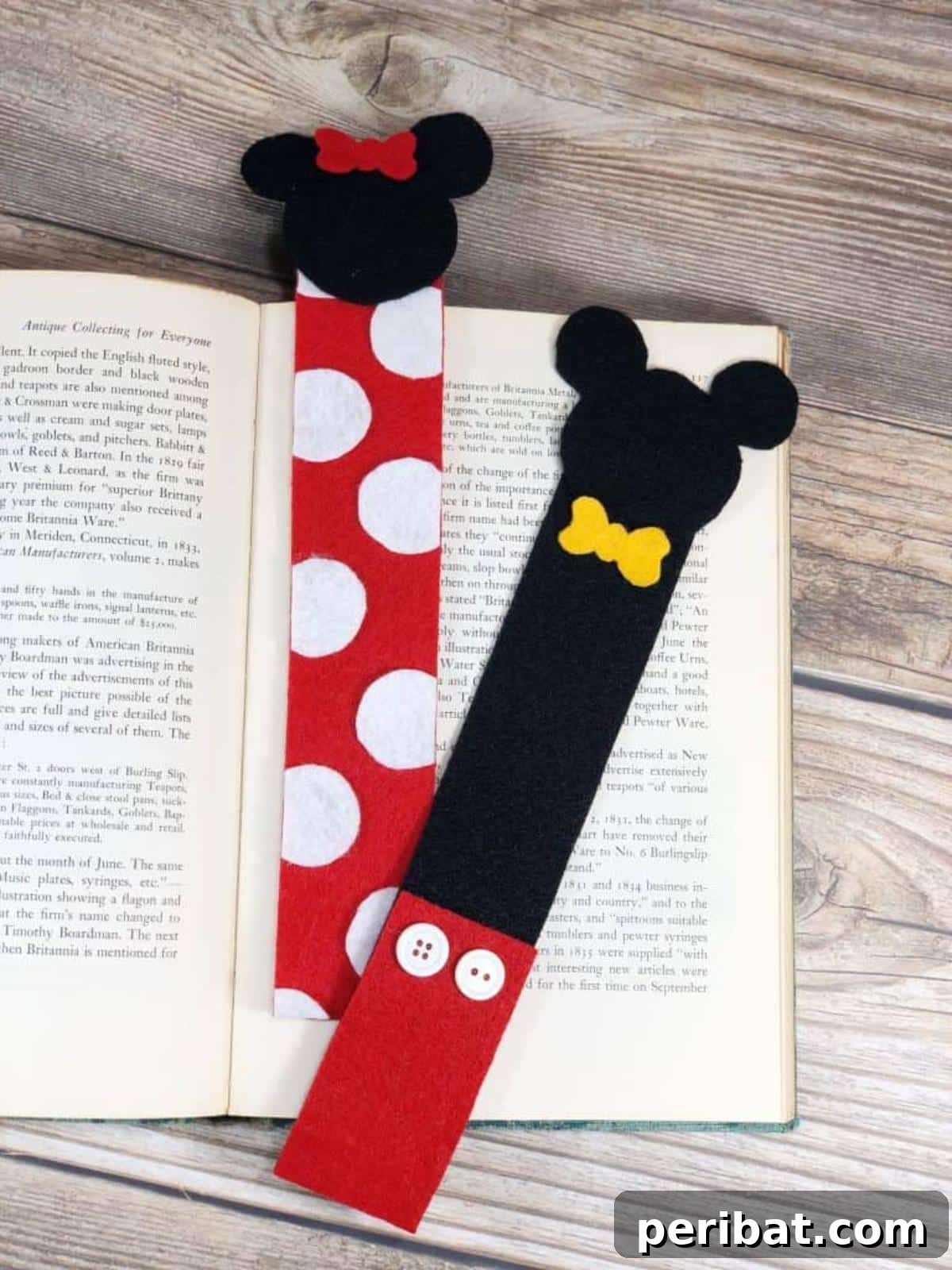 Creative Bookmark Crafts Made Simple 17 Adorable DIY: Mickey and Minnie Mouse Bookmarks