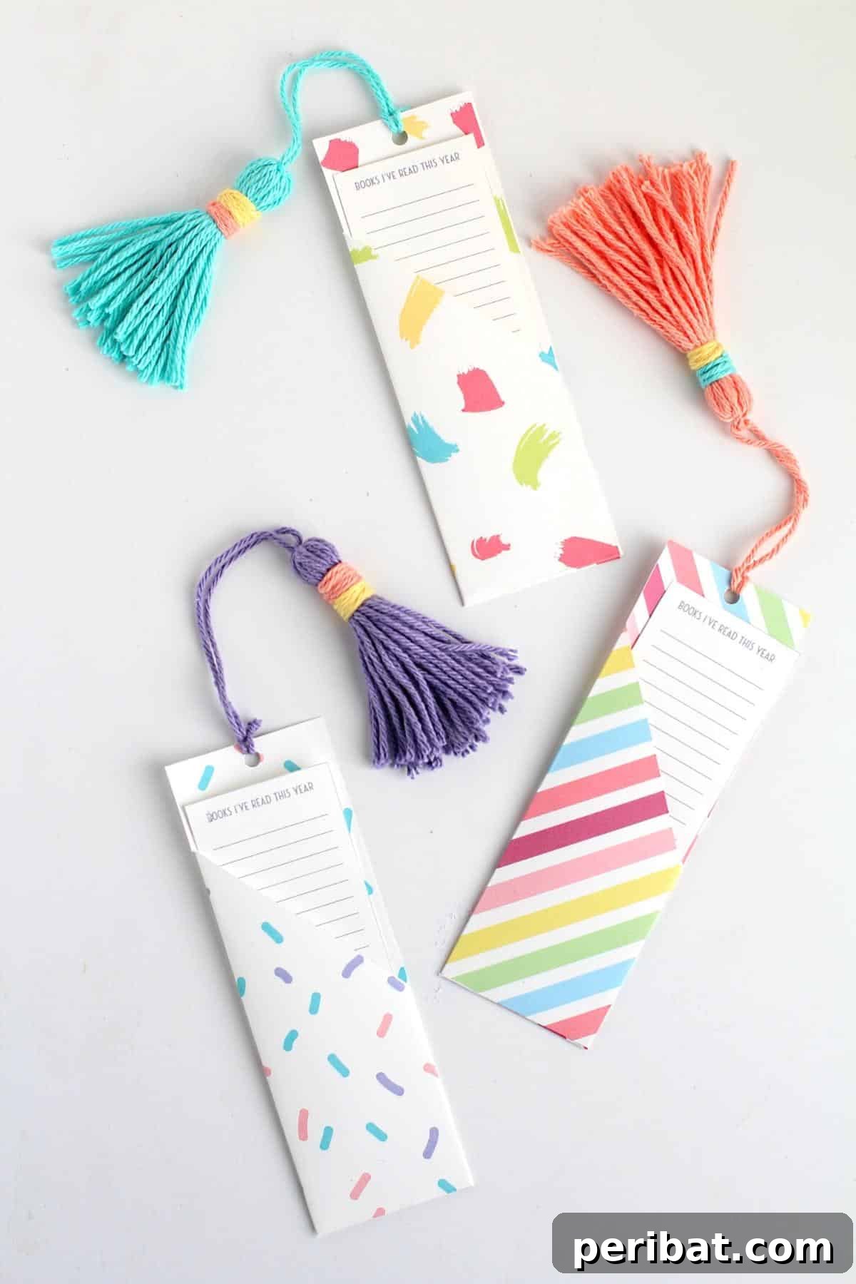 Creative Bookmark Crafts Made Simple 24 DIY Bookmarks With Book List Pocket