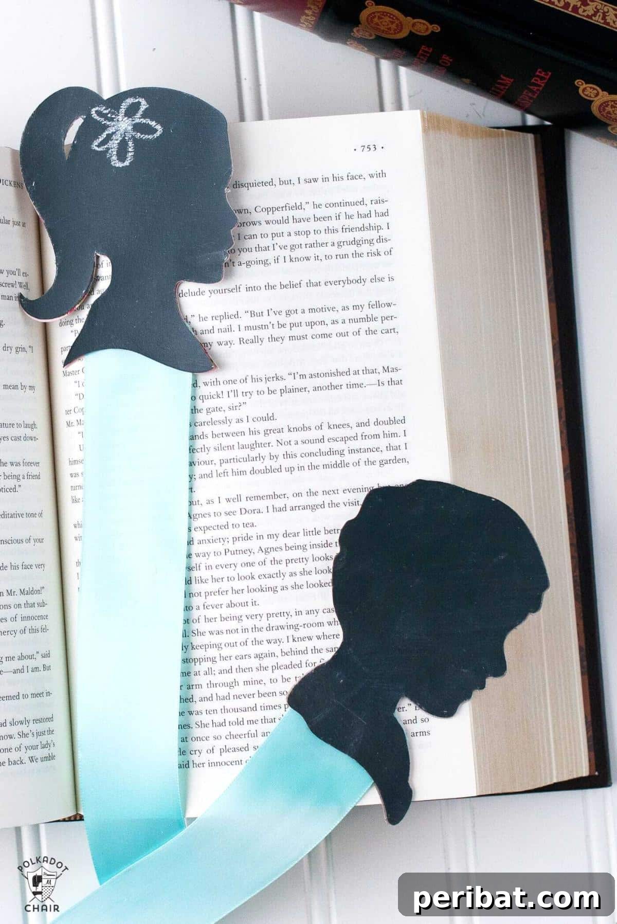 Creative Bookmark Crafts Made Simple 29 DIY Chalkboard Silhouette Bookmarks