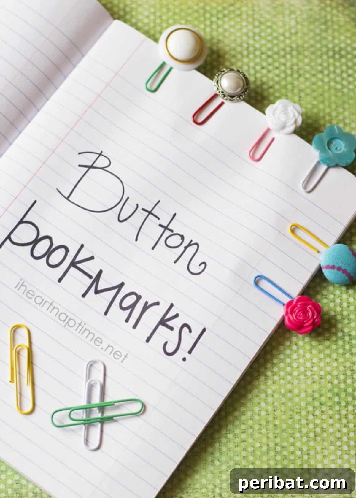 Creative Bookmark Crafts Made Simple 5 Simple and Cute Button Bookmarks