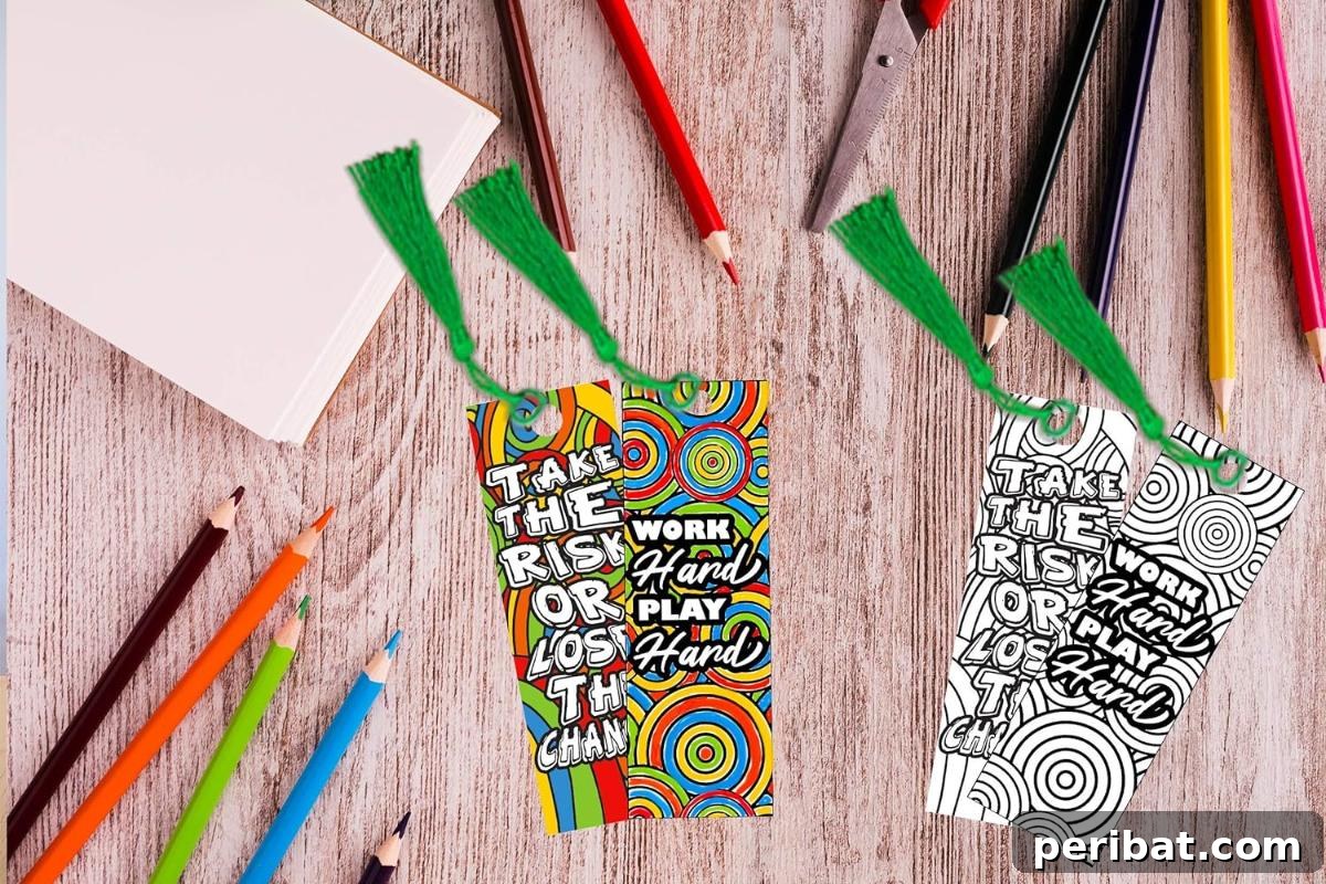 Creative Bookmark Crafts Made Simple 44 DIY Inspirational “Growth Mindset” Bookmarks
