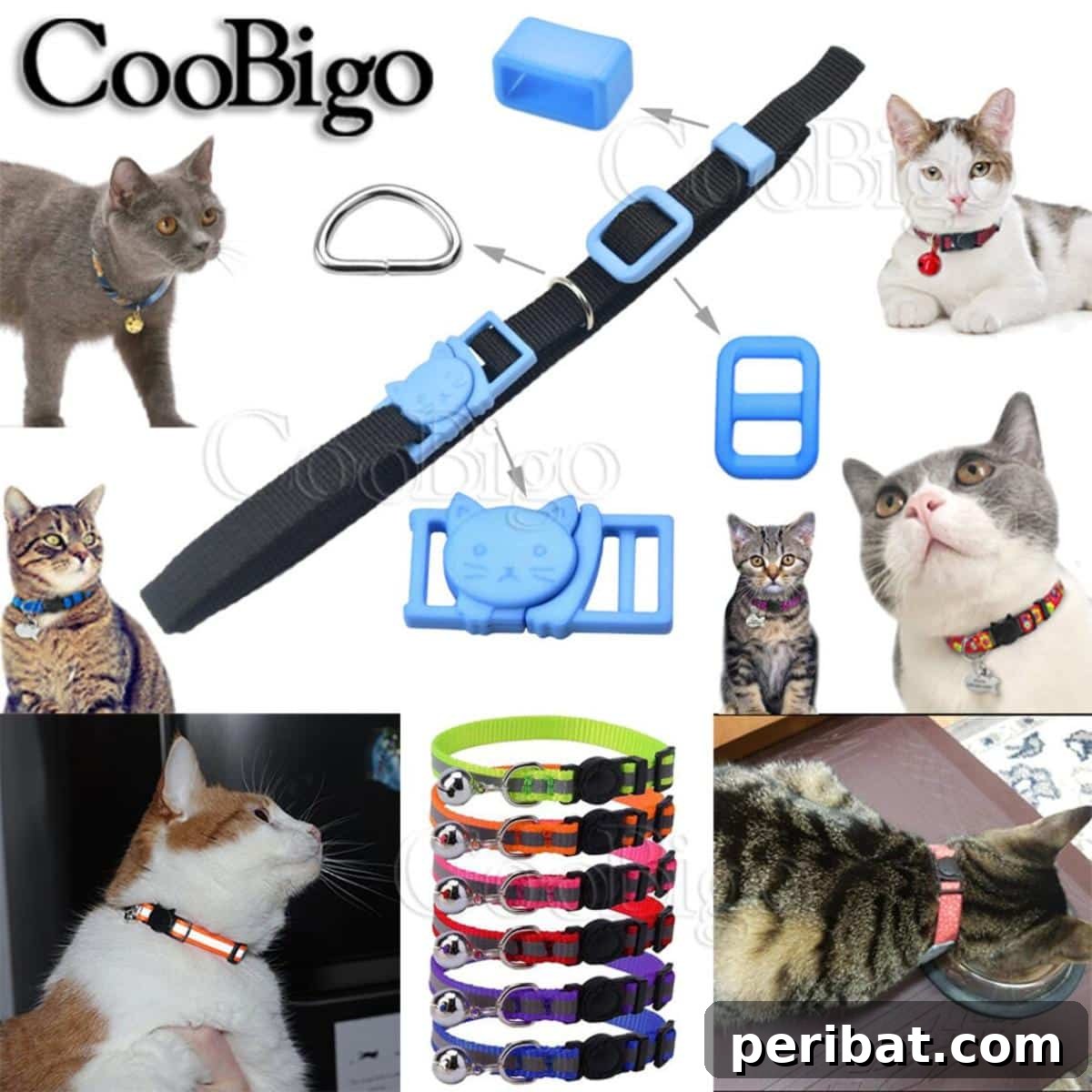 DIY Pet Collar Accessories, showing various embellishments.
