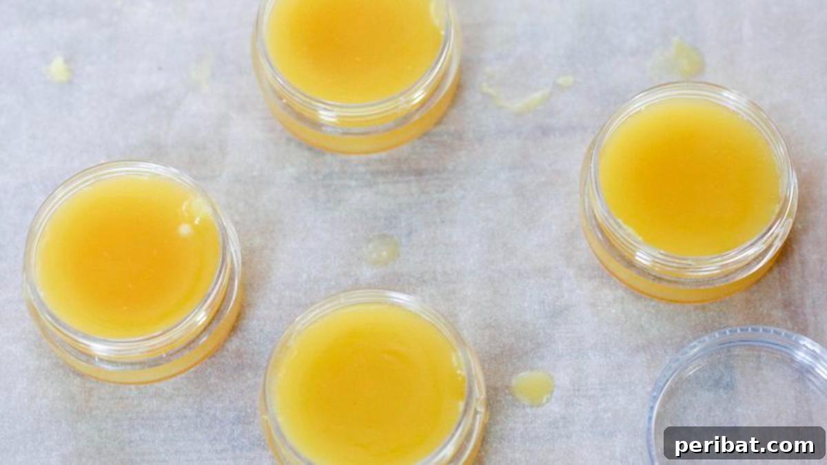 25 Homemade Lip Balm Recipes and Essential Supplies 18 Honey Lip Balms: Enjoy the natural, sweet goodness and moisturizing benefits of honey.