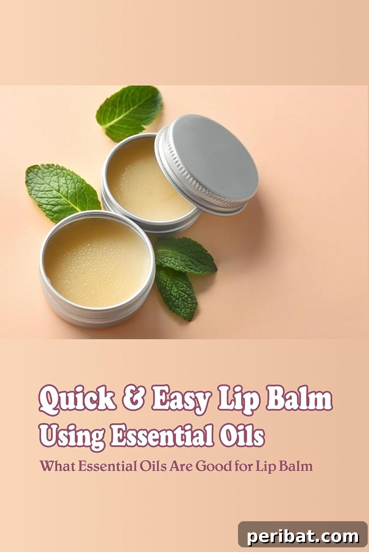 25 Homemade Lip Balm Recipes and Essential Supplies 27 Quick & Easy DIY Lip Balm Using Essential Oils: A must-try for a customizable, aromatic, and nourished lip experience.