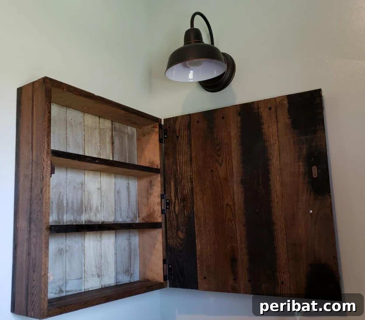 30 Clever DIY Medicine Cabinet Solutions 11 DIY Farmhouse Medicine Cabinet for Rustic Bathroom Charm