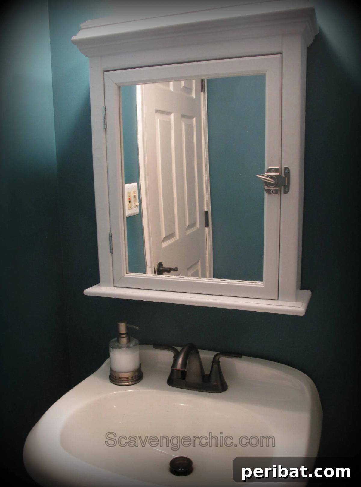 30 Clever DIY Medicine Cabinet Solutions 12 DIY Medicine Cabinet From an Upcycled Mirror