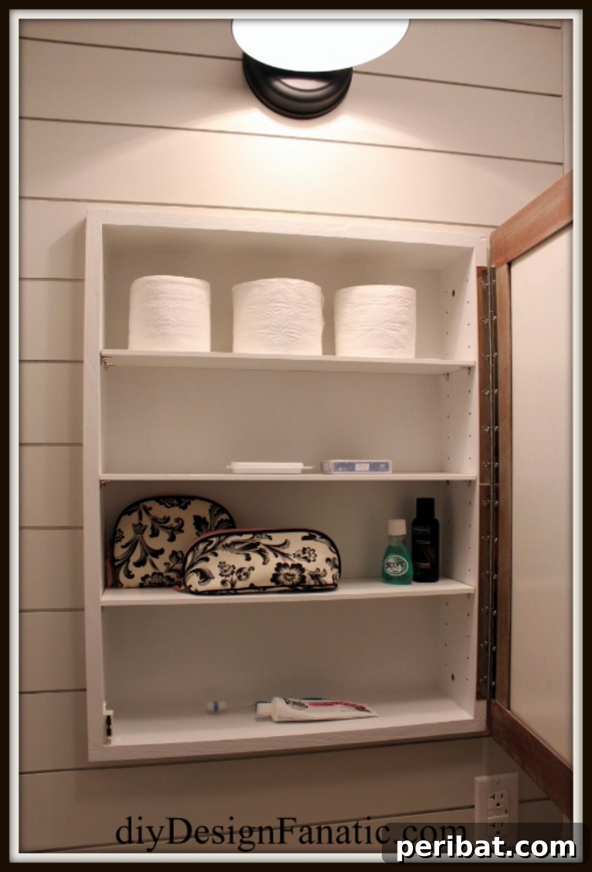 30 Clever DIY Medicine Cabinet Solutions 14 DIY Pottery Barn Inspired Medicine Cabinet for a Sophisticated Look