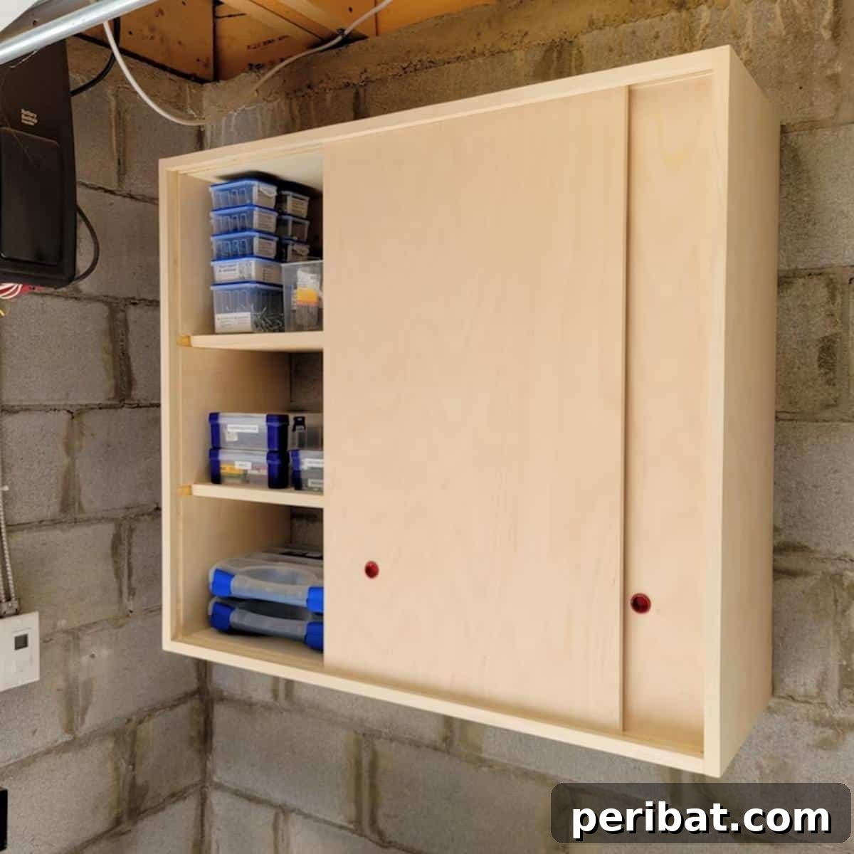 30 Clever DIY Medicine Cabinet Solutions 29 Wall Storage Cabinet with Sliding Doors for Space-Saving Design