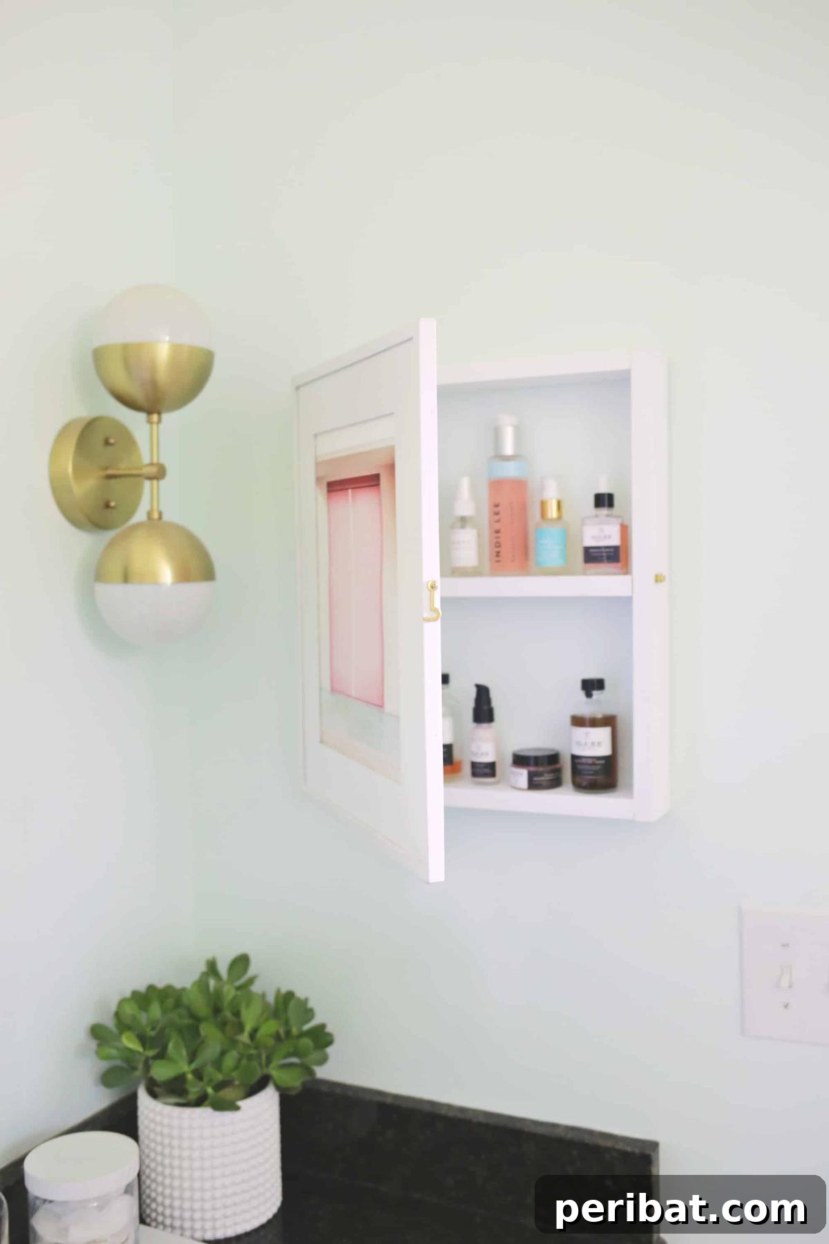 30 Clever DIY Medicine Cabinet Solutions 4 Hidden Medicine Cabinet DIY for a Seamless Bathroom Look