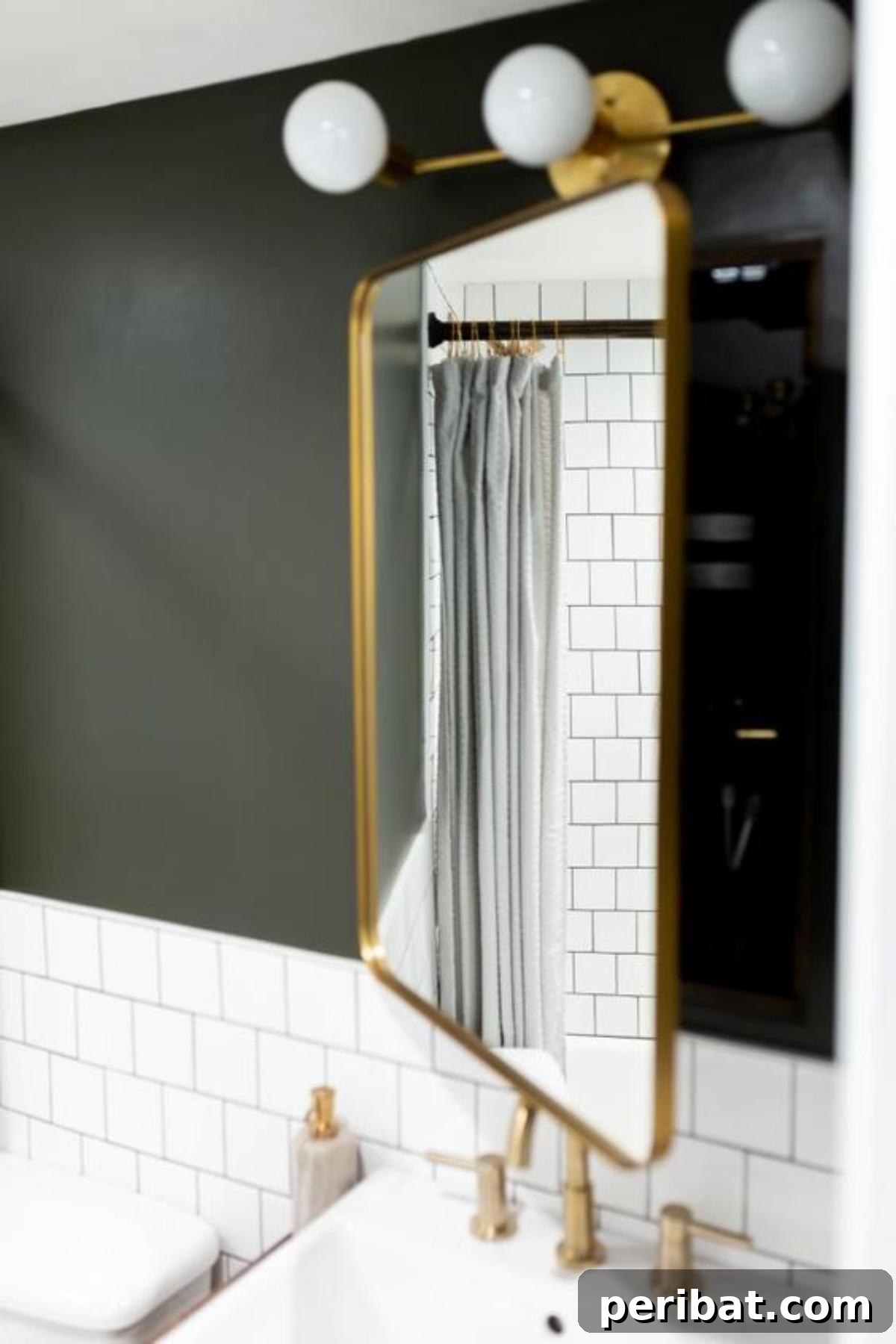 30 Clever DIY Medicine Cabinet Solutions 5 DIY Recessed Medicine Cabinet with Oversized Mirror for Modern Bathrooms