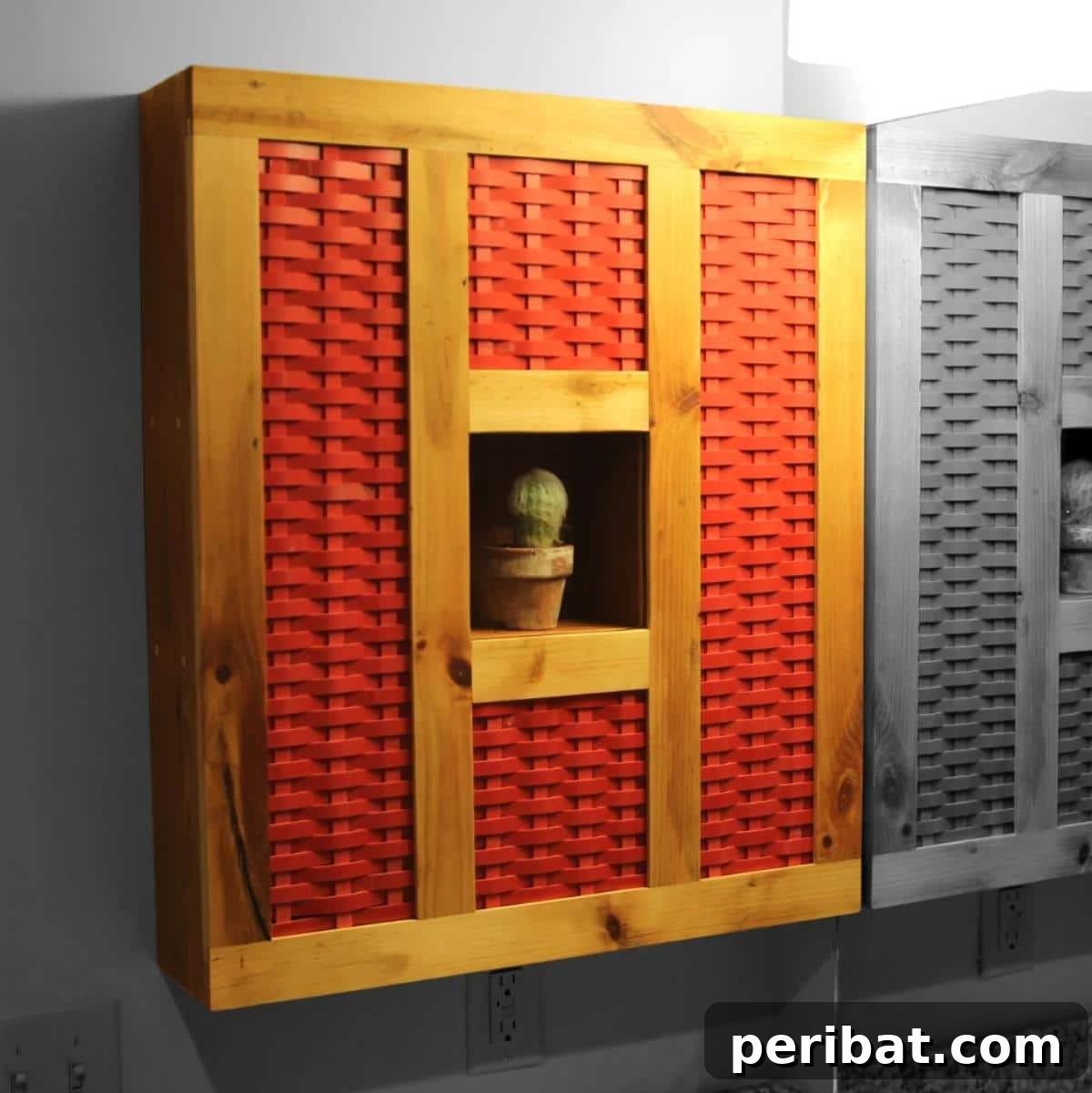 30 Clever DIY Medicine Cabinet Solutions 7 DIY Reclaimed Wood & Plastic Medicine Cabinet for Rustic Charm