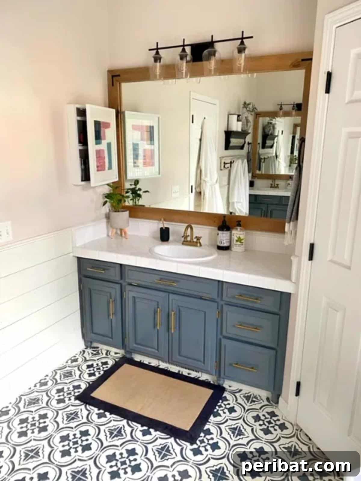 30 Clever DIY Medicine Cabinet Solutions 9 DIY Picture Frame Medicine Cabinet as a Hidden Storage Gem