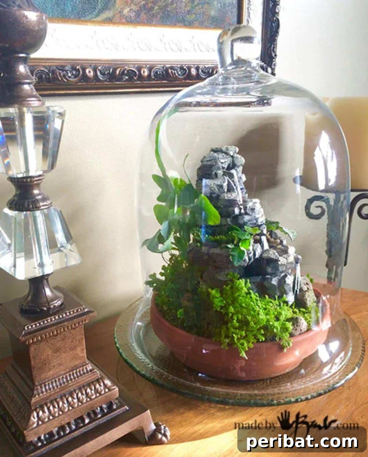 DIY Miniature Terrarium Waterfall