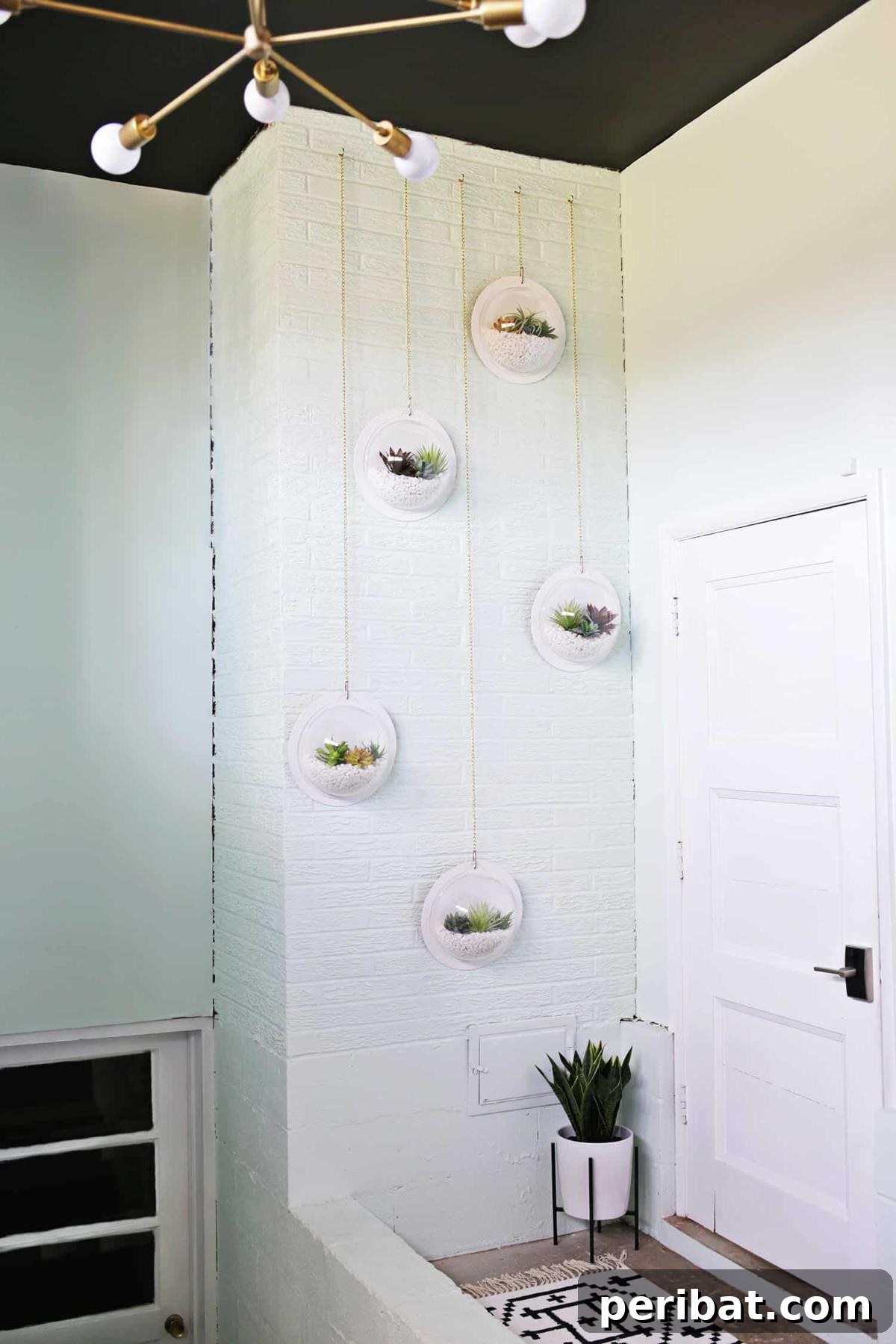 DIY Hanging Terrarium Wall