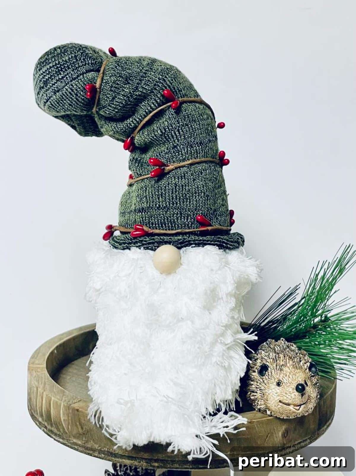 46 Cozy DIY Winter Gnome Crafts 27 DIY Dollar Tree Winter Gnome - Easy Dollar Store Craft Project