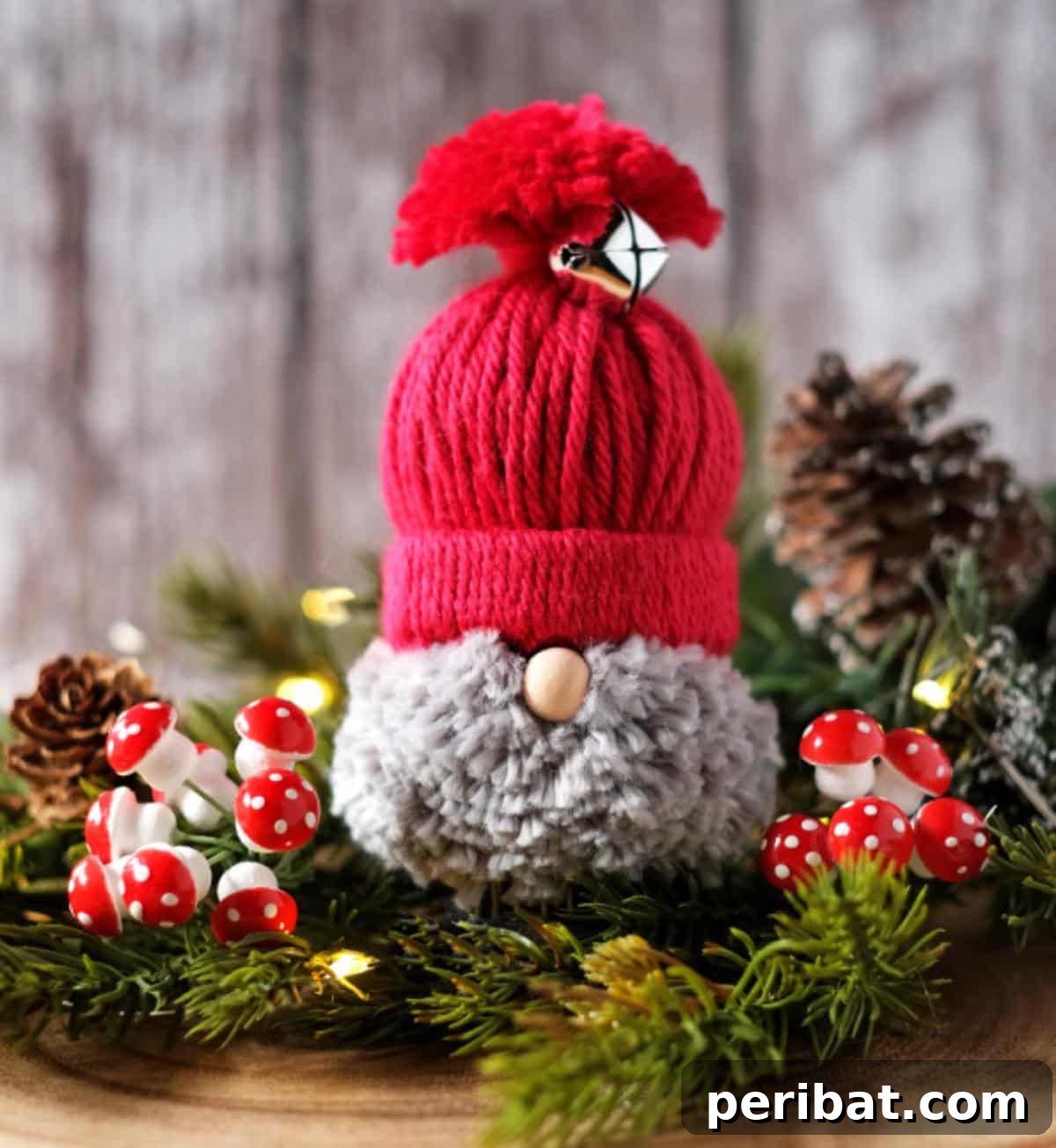 46 Cozy DIY Winter Gnome Crafts 37 DIY Fun Bobble Hat Yarn Gnome