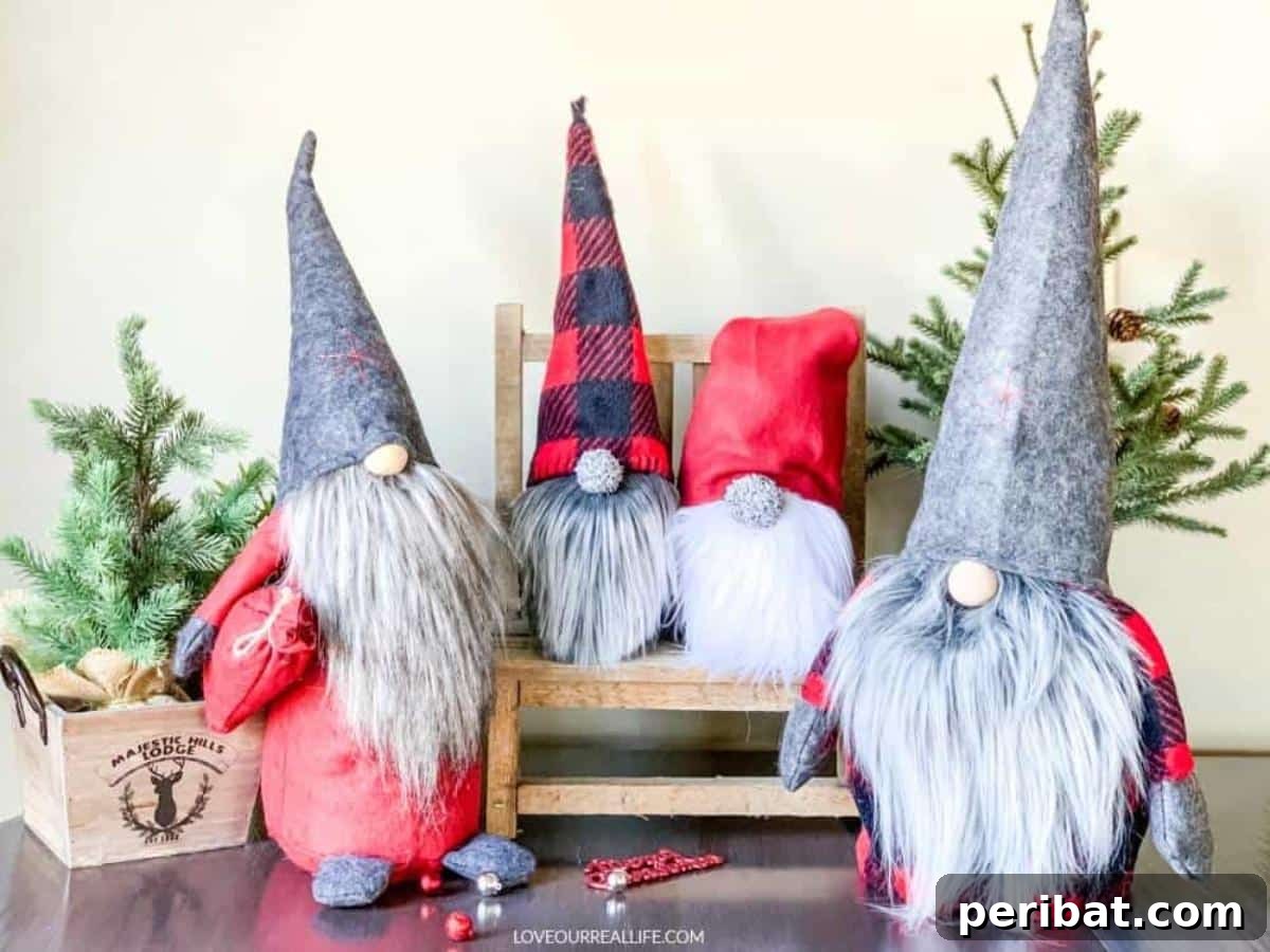 46 Cozy DIY Winter Gnome Crafts 40 DIY Christmas Gnomes