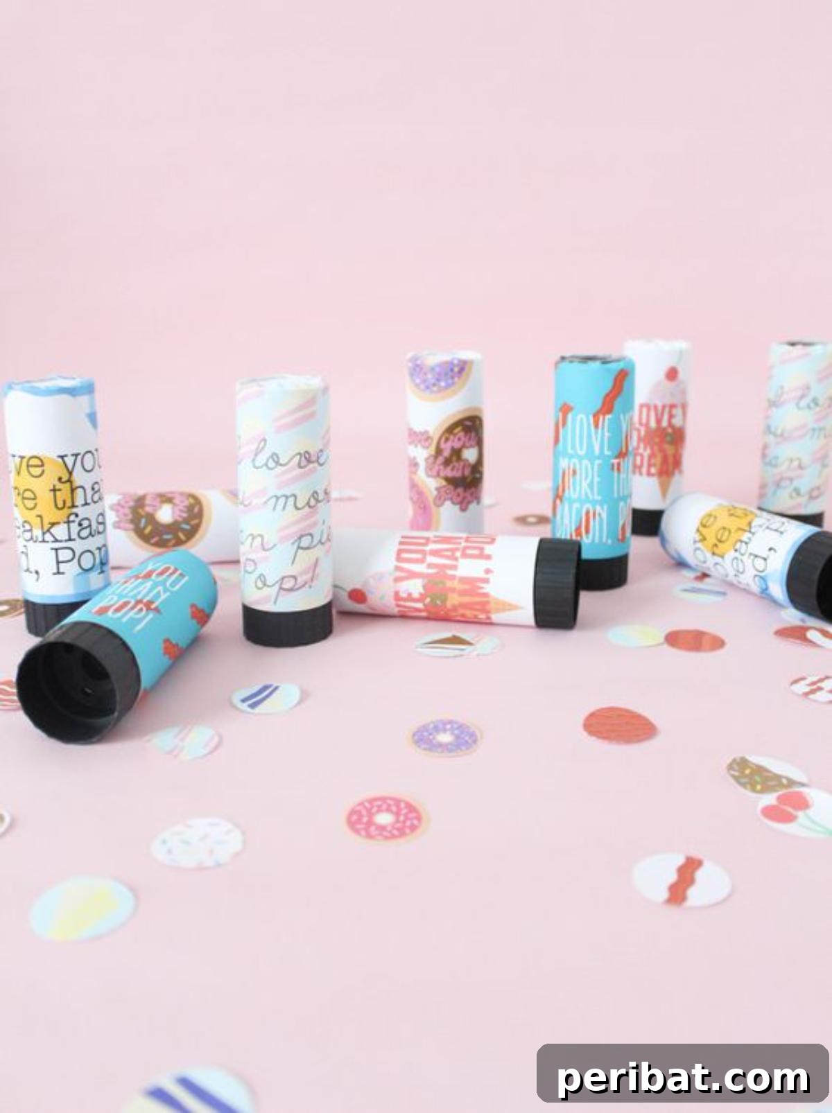 DIY Confetti Popper Father’s Day Cards