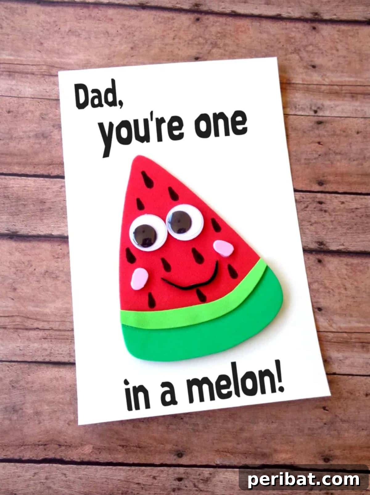 DIY Father’s Day Watermelon Card