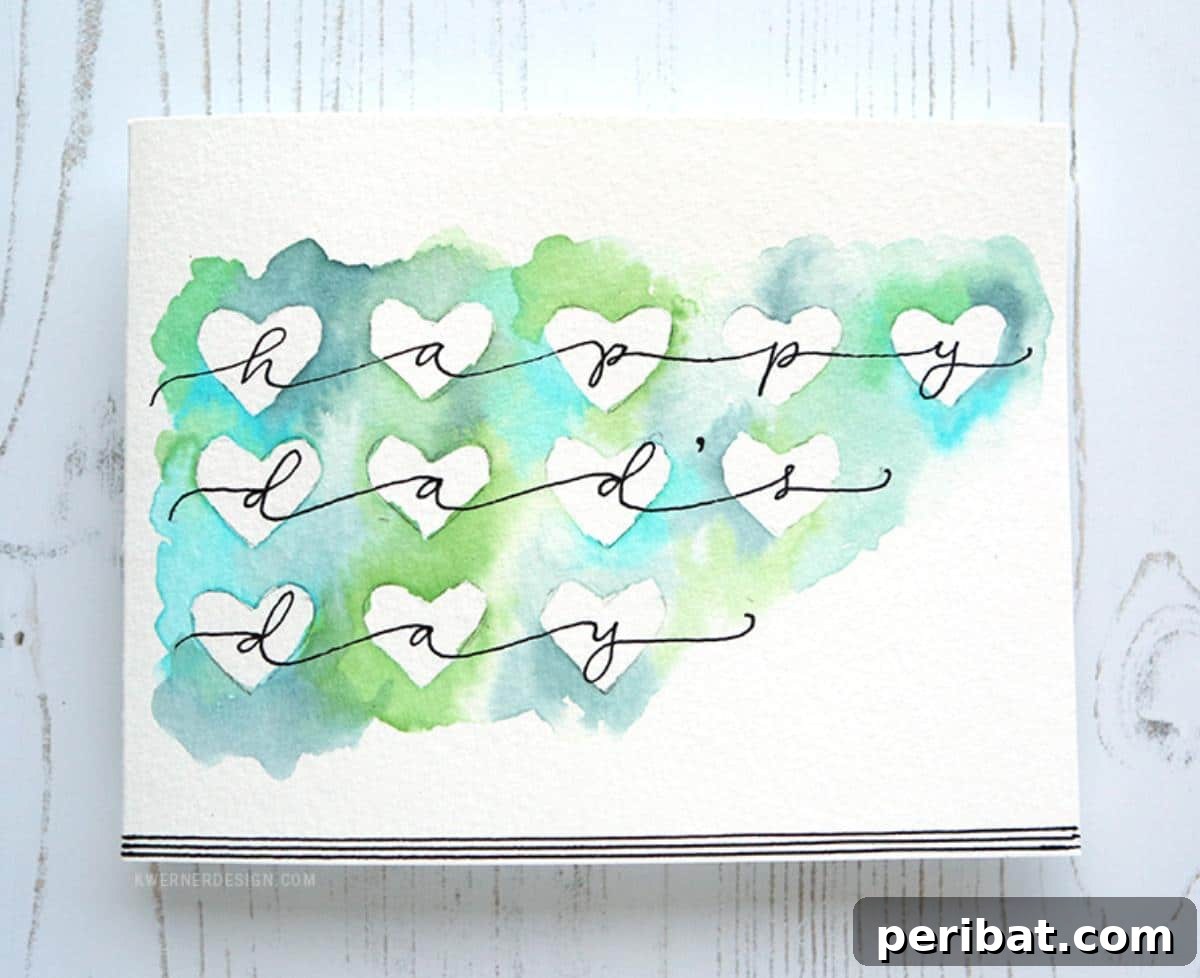 Easy DIY Father’s Day Card With Minimal Supplies