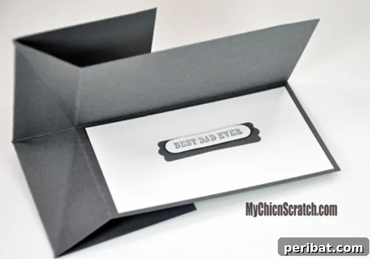 DIY Father’s Day Twist Turn Card